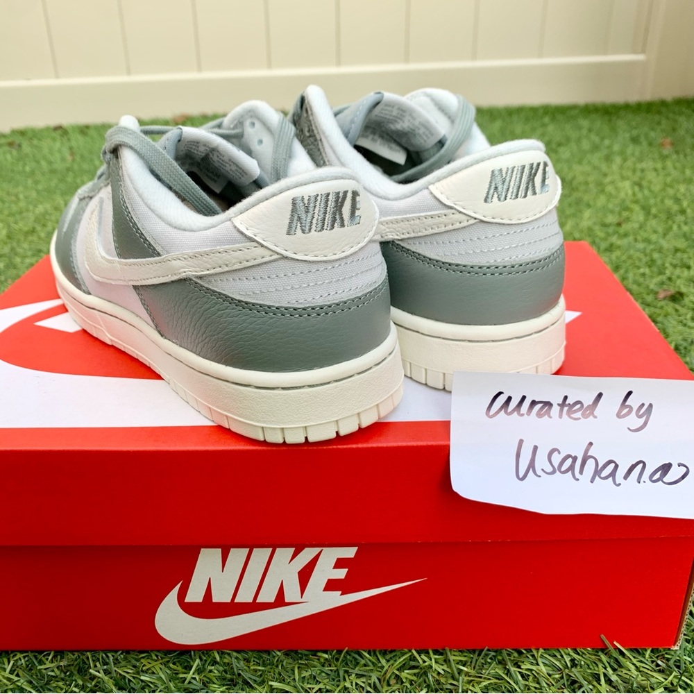 Nike Dunk low Mica Green white shoes - Picture 6 of 6